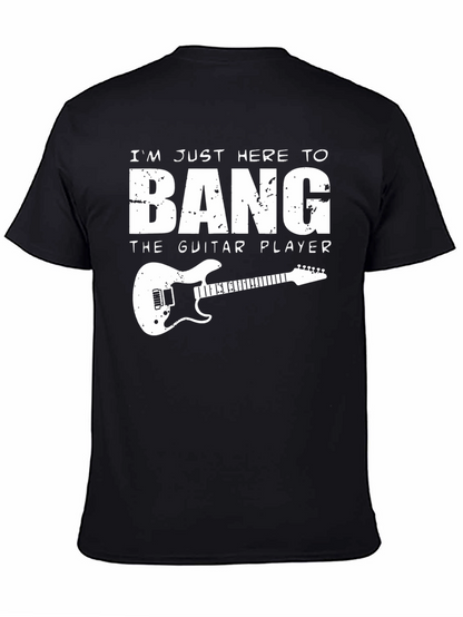 Bang the Guitar Player T-Shirt - Funny Music Tee