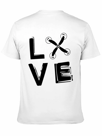 Drone Love Graphic Tee -  Black Unisex T-Shirt