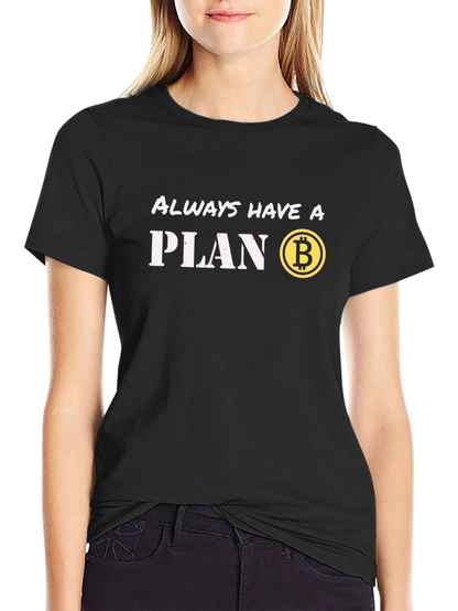 Bitcoin Plan Black T-Shirt