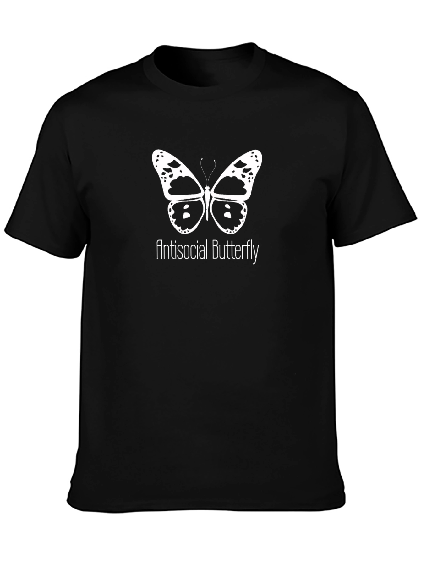 Antisocial Butterfly Graphic T-Shirt
