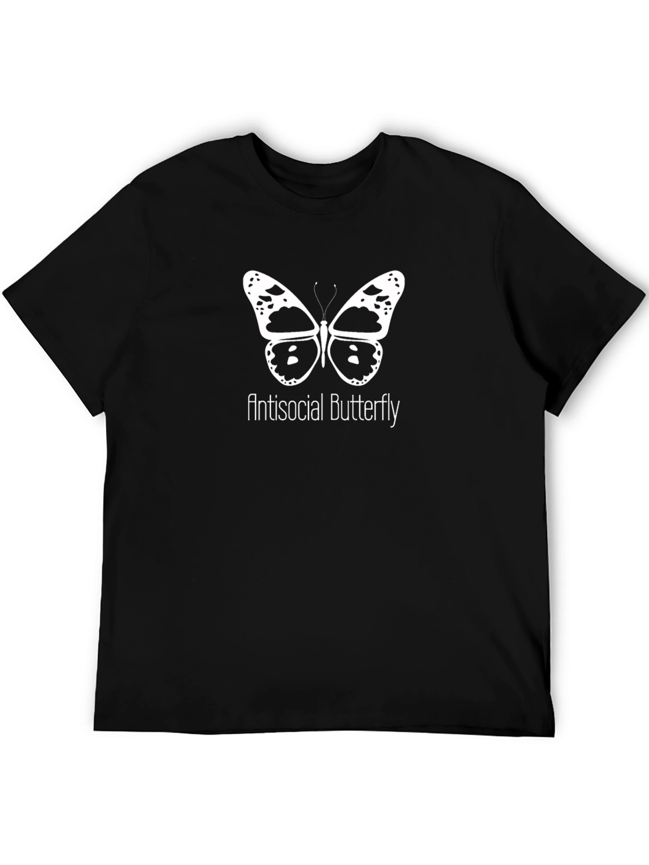 Antisocial Butterfly Graphic T-Shirt