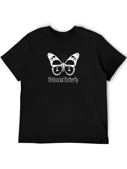 Antisocial Butterfly Graphic T-Shirt