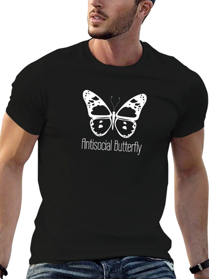 Antisocial Butterfly Graphic T-Shirt