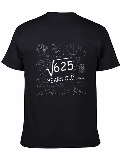 Funny Math 25th Birthday T-Shirt