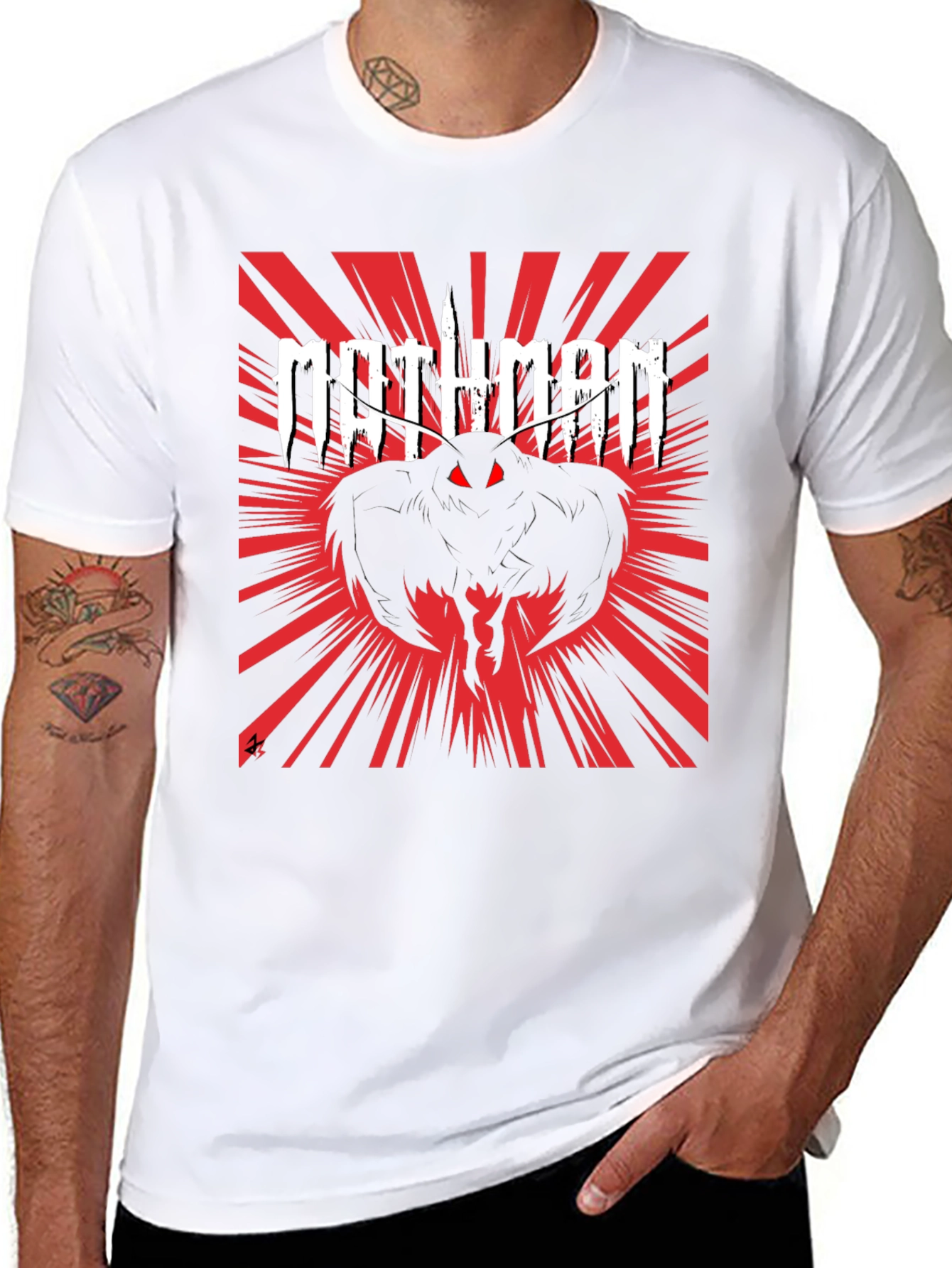 Mothman Graphic Tee - Black