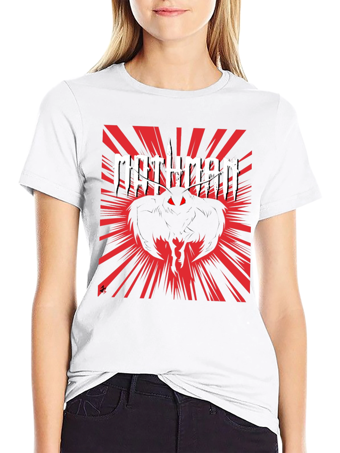 Mothman Graphic Tee - Black