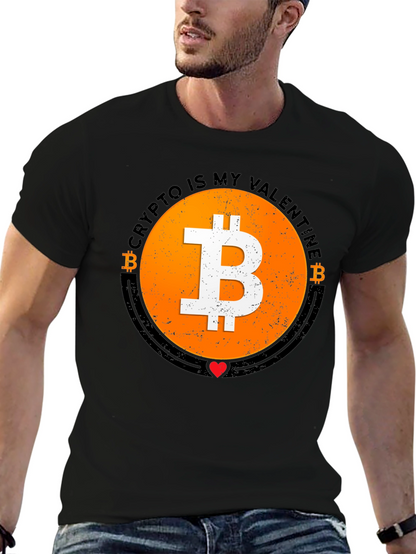 Crypto Is My Valentine Bitcoin T-Shirt