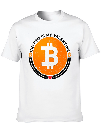 Crypto Is My Valentine Bitcoin T-Shirt