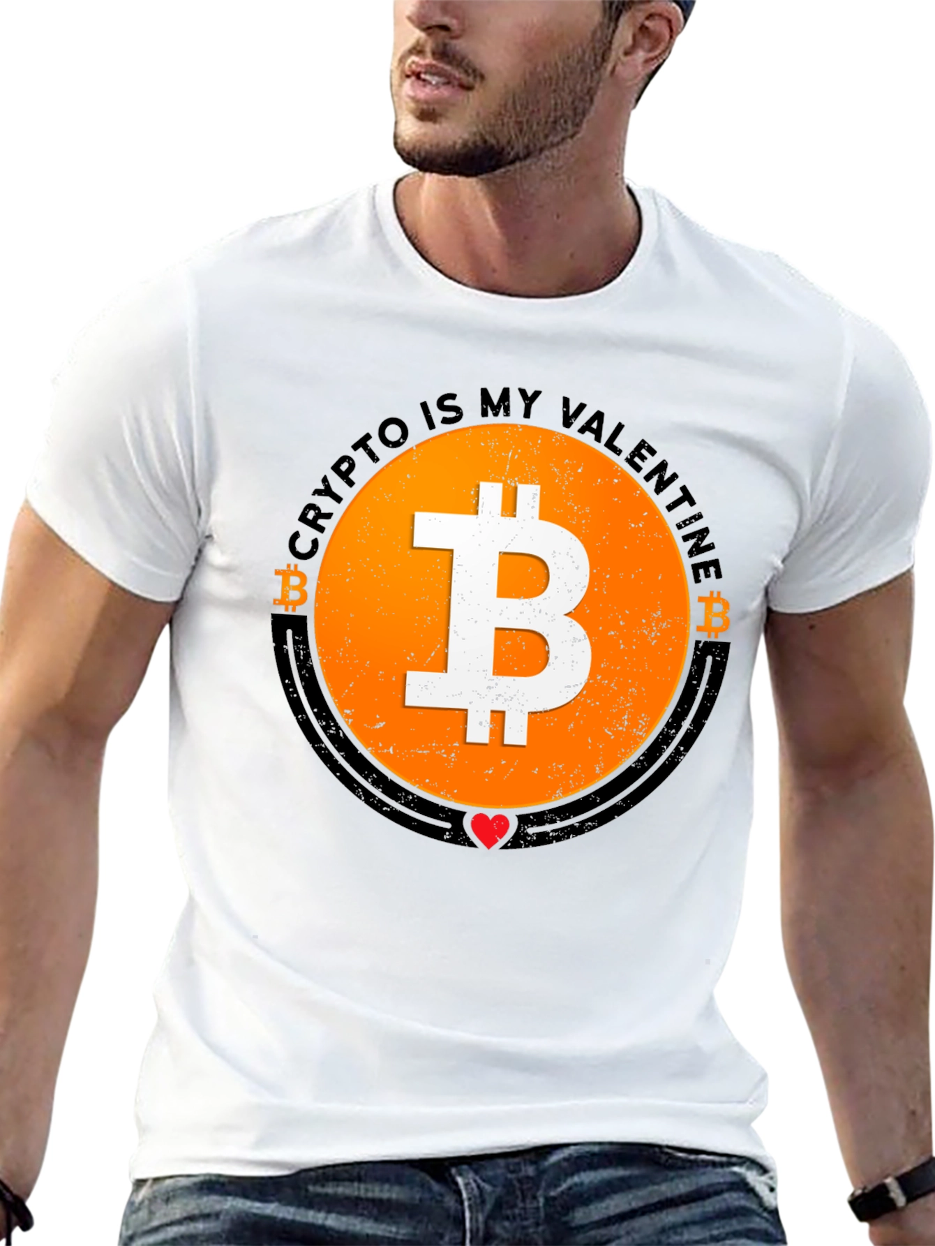 Crypto Is My Valentine Bitcoin T-Shirt