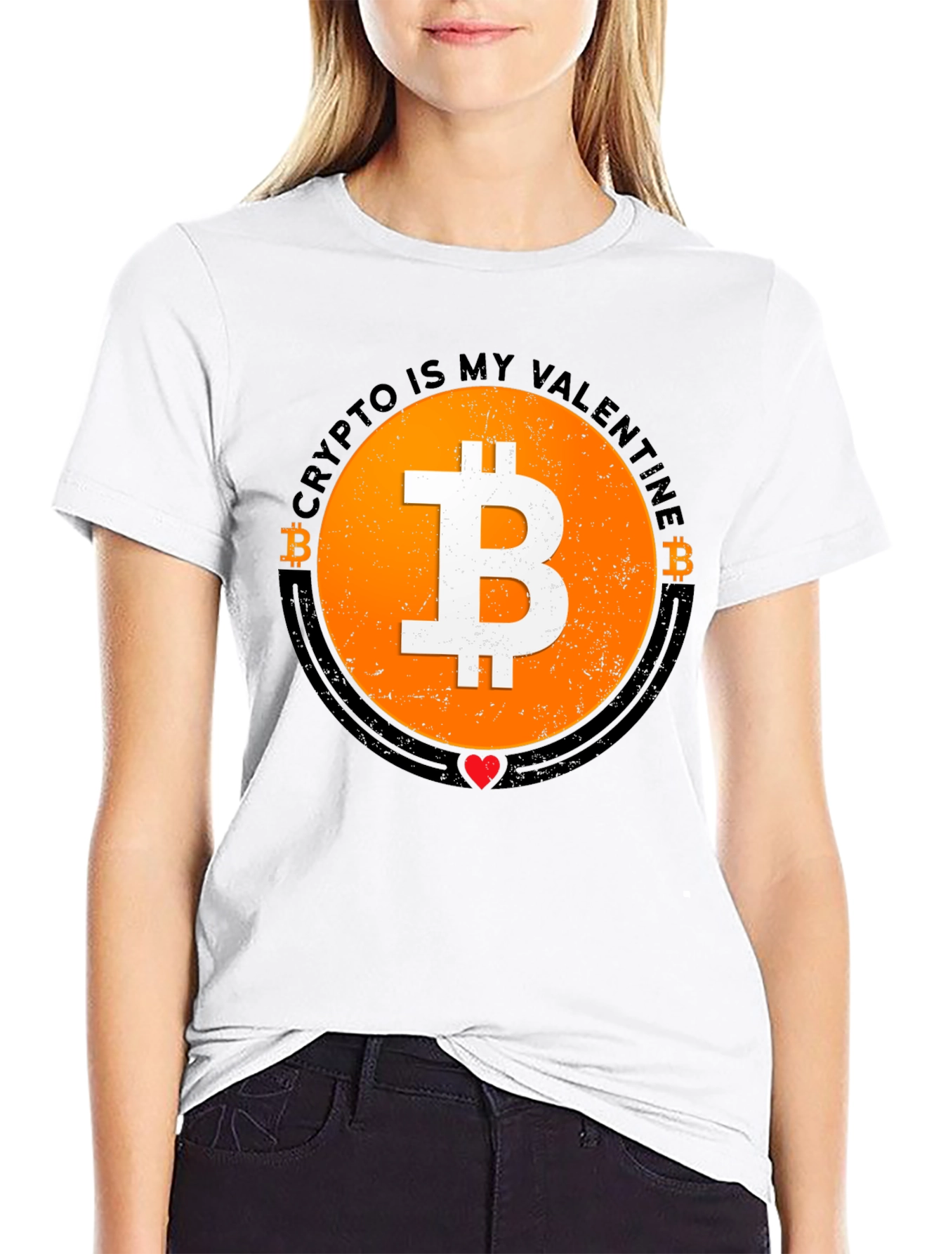 Crypto Is My Valentine Bitcoin T-Shirt