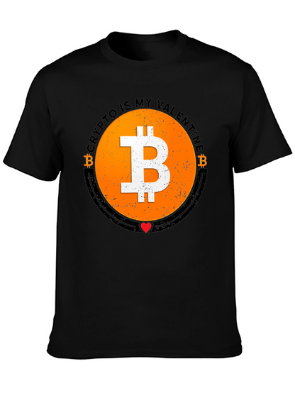 Crypto Is My Valentine Bitcoin T-Shirt