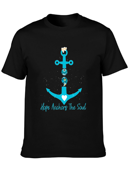 Hope Anchors the Soul Graphic T-Shirt