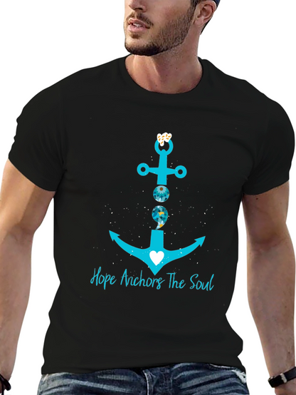 Hope Anchors the Soul Graphic T-Shirt