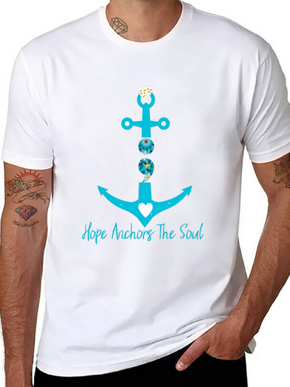 Hope Anchors the Soul Graphic T-Shirt
