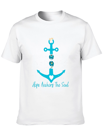 Hope Anchors the Soul Graphic T-Shirt