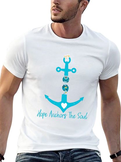 Hope Anchors the Soul Graphic T-Shirt