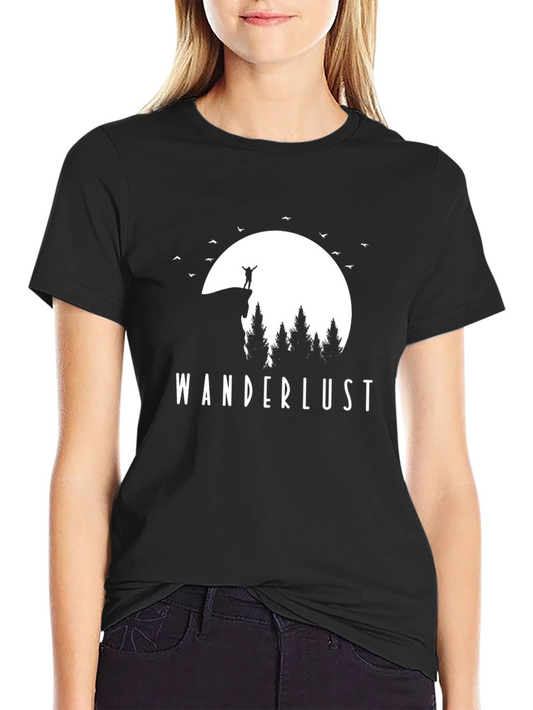 Wanderlust Graphic Tee - Black