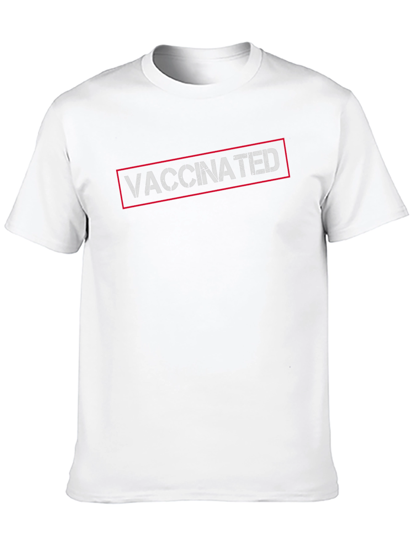 Vaccinated Black T-Shirt