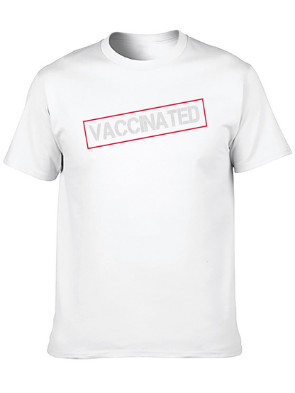 Vaccinated Black T-Shirt