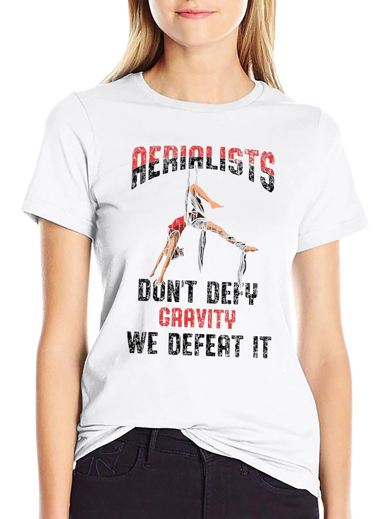 Aerialists Defeat Gravity T-Shirt