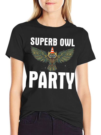 Superb Owl Party T-Shirt - Fun Graphic Tee