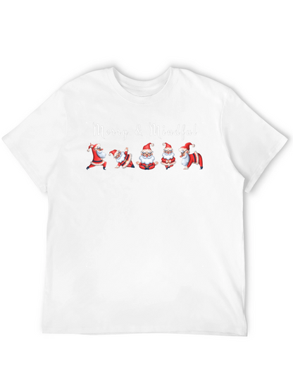 Merry & Mindful Santa T-Shirt