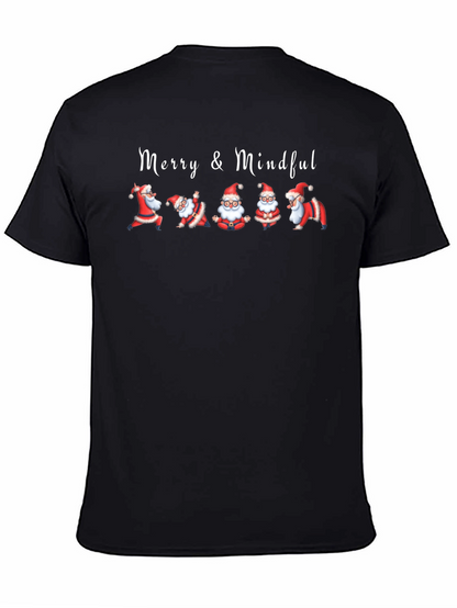 Merry & Mindful Santa T-Shirt