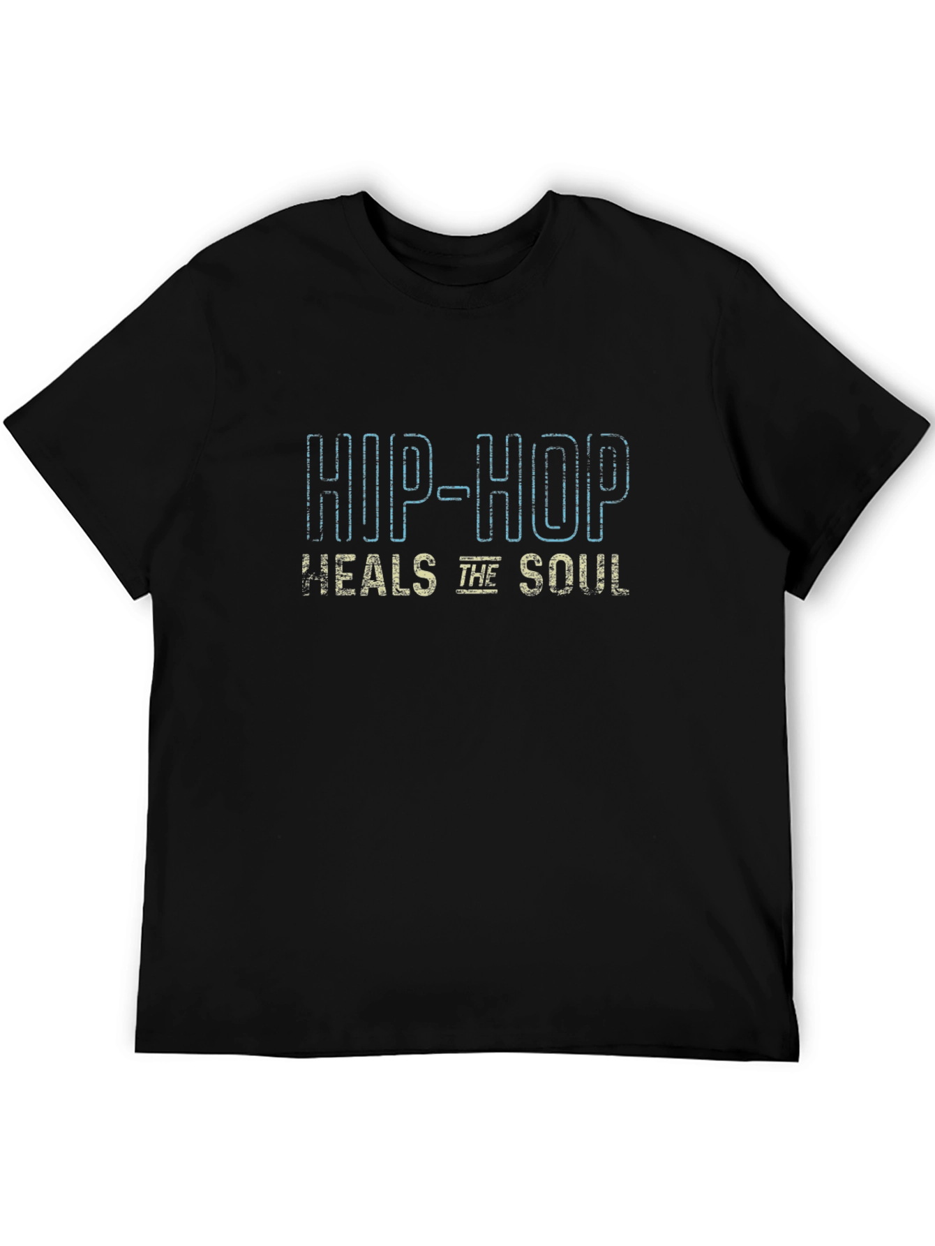 Hip-Hop Heals The Soul Black T-Shirt