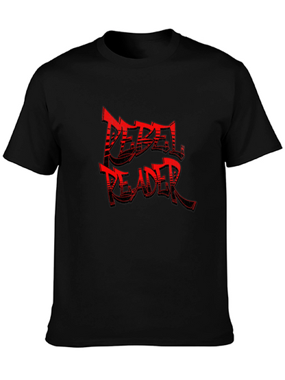 Rebel Reader Black T-Shirt - Bold Graphic Tee