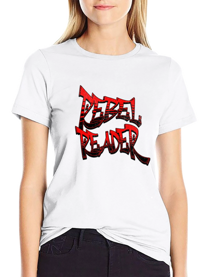 Rebel Reader Black T-Shirt - Bold Graphic Tee