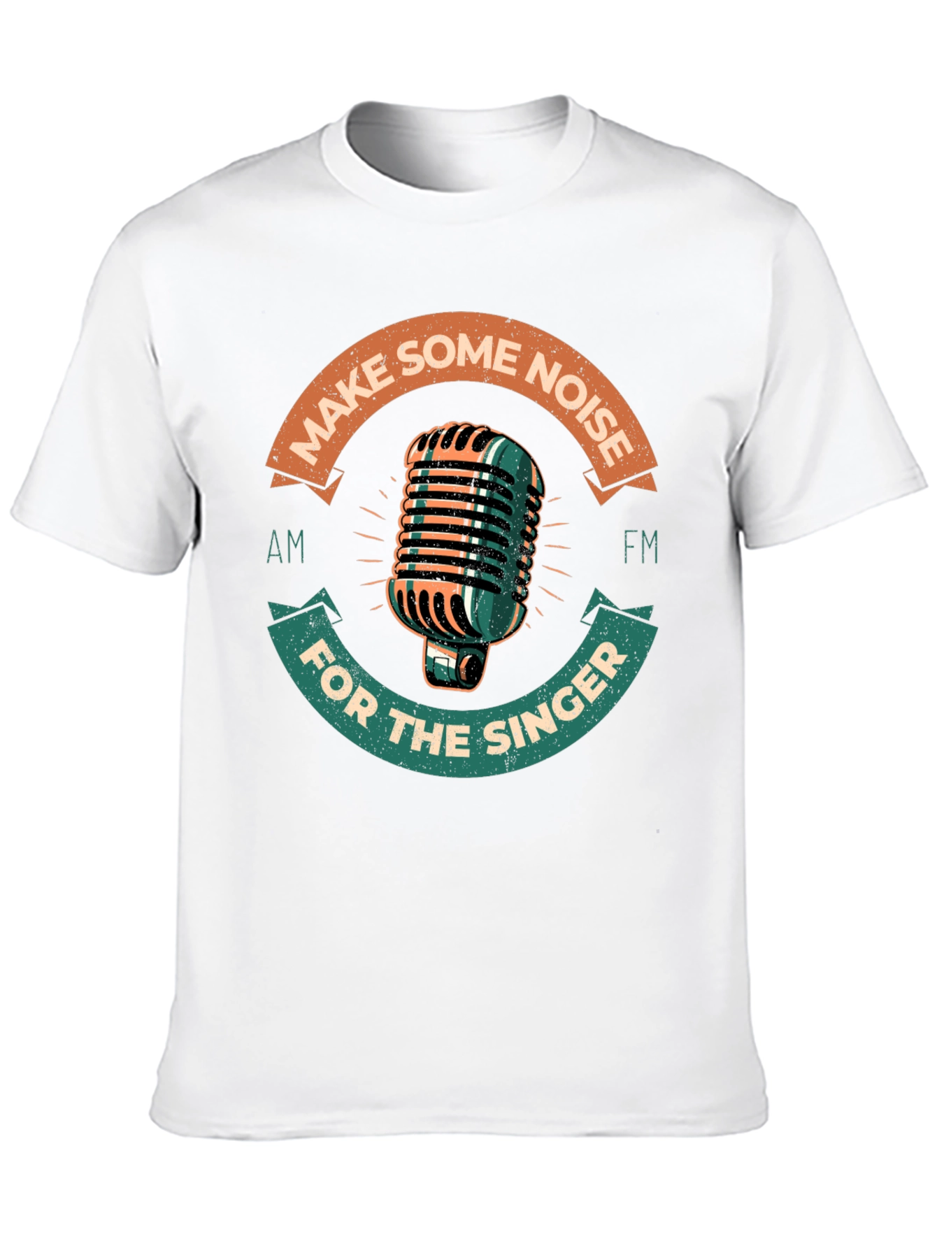 Retro Microphone Graphic Tee - Make Some Noise!