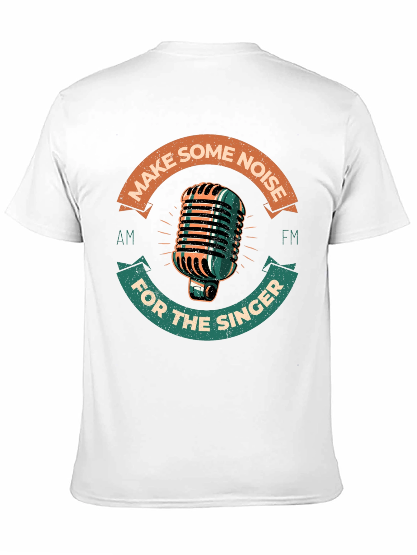 Retro Microphone Graphic Tee - Make Some Noise!