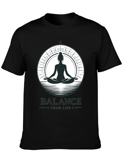 Balance Your Life Meditation T-Shirt