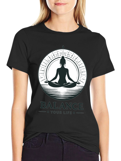 Balance Your Life Meditation T-Shirt