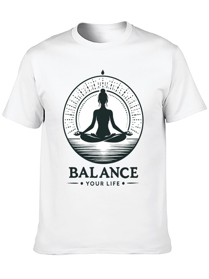 Balance Your Life Meditation T-Shirt