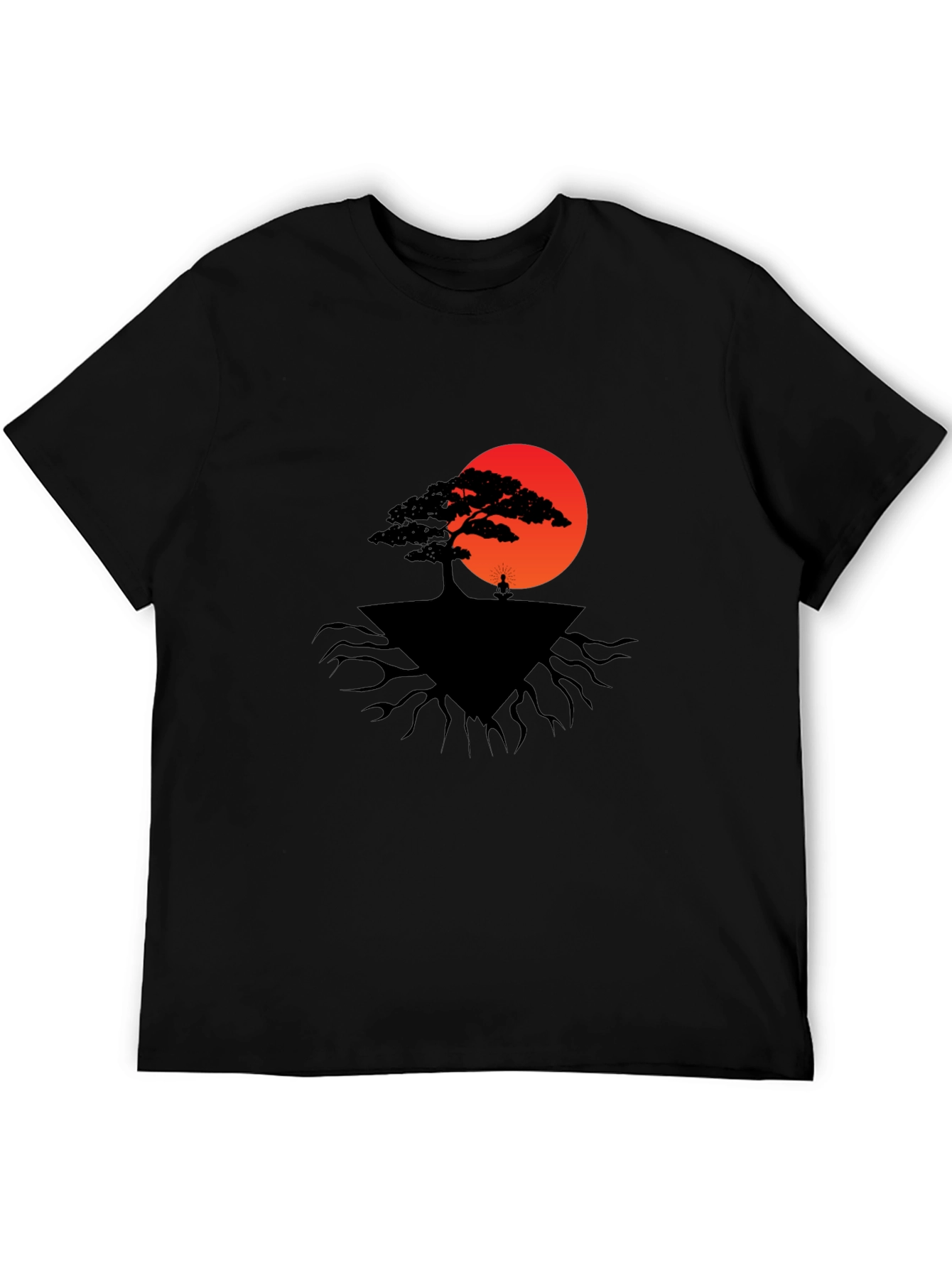 Zen Tree Graphic Tee - Meditate in Style!