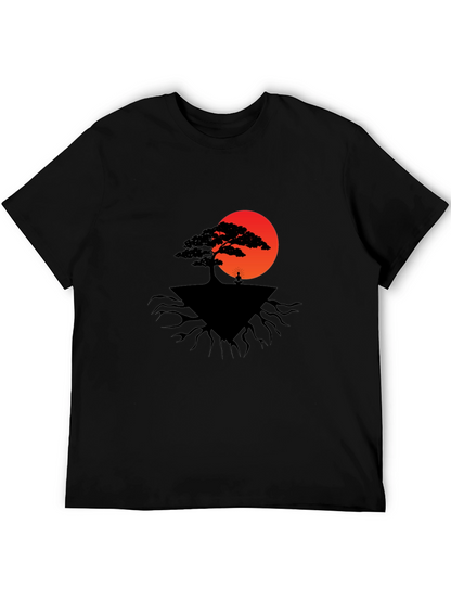 Zen Tree Graphic Tee - Meditate in Style!