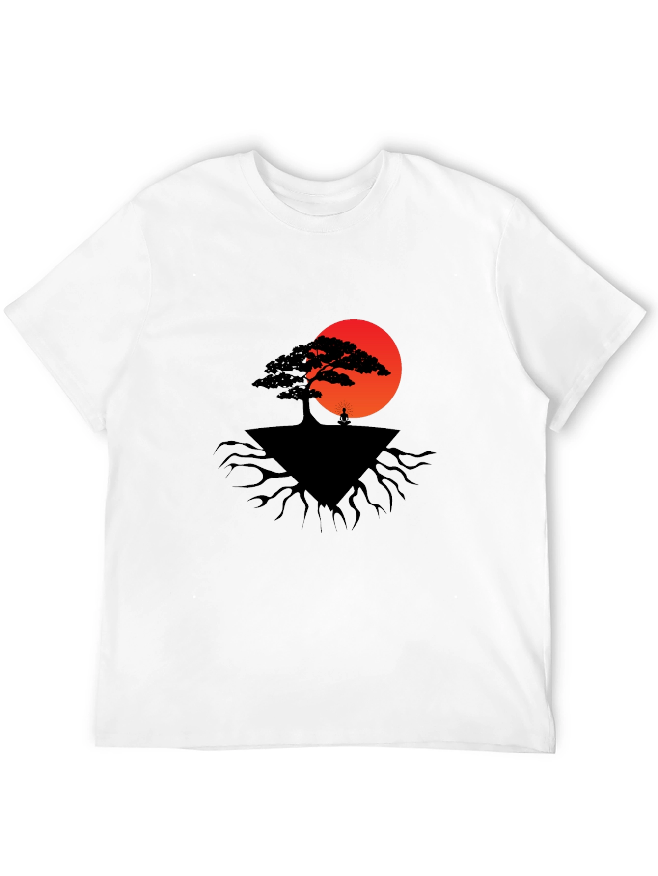 Zen Tree Graphic Tee - Meditate in Style!