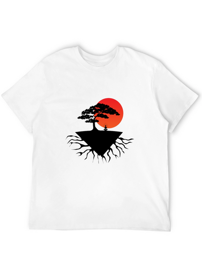 Zen Tree Graphic Tee - Meditate in Style!