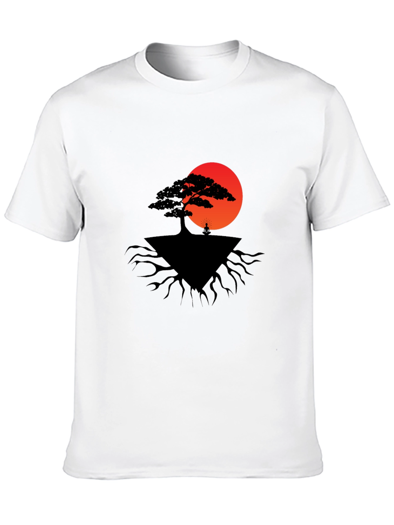 Zen Tree Graphic Tee - Meditate in Style!