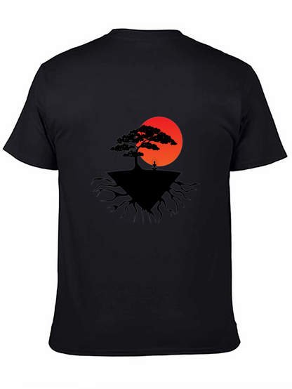 Zen Tree Graphic Tee - Meditate in Style!