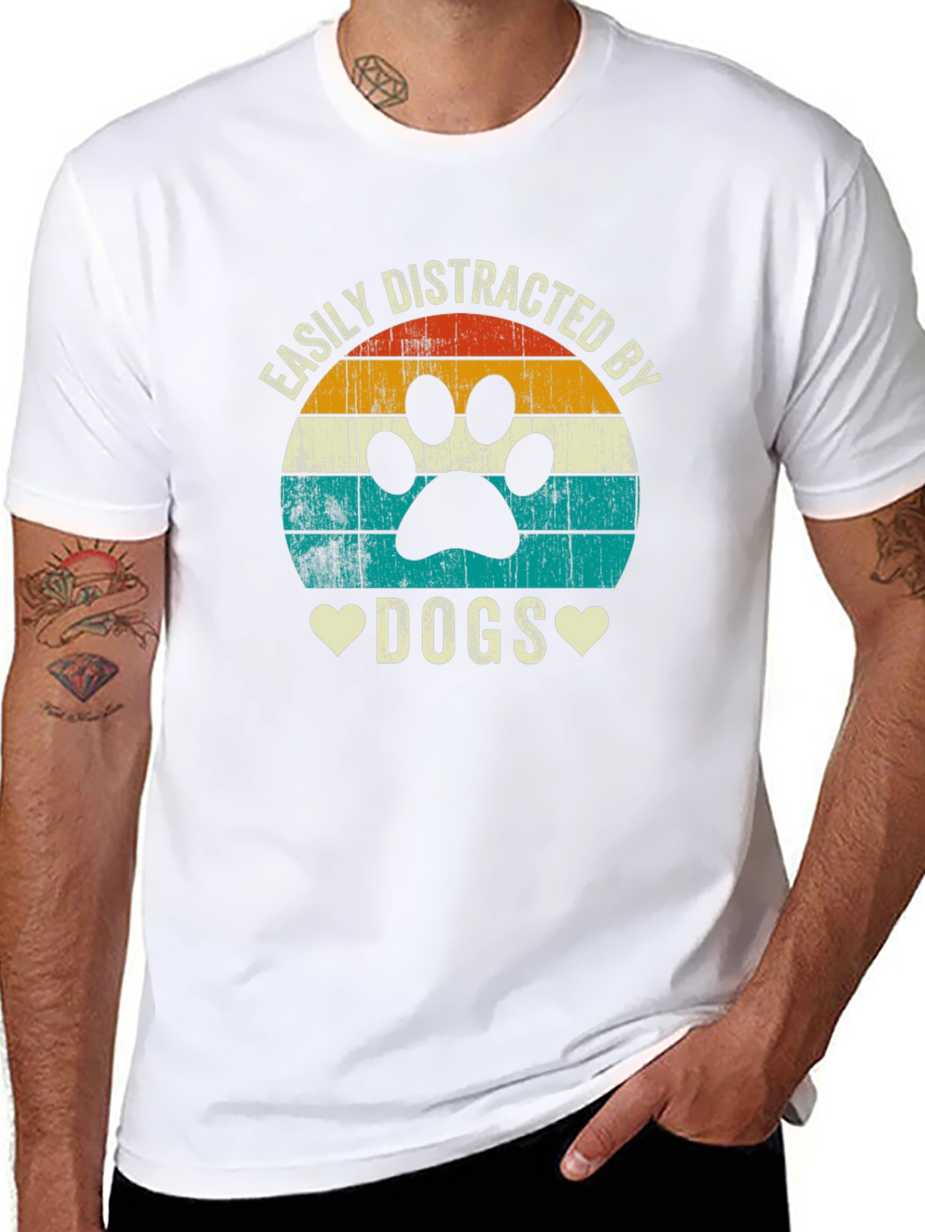 Easily Distracted by Dogs T-Shirt