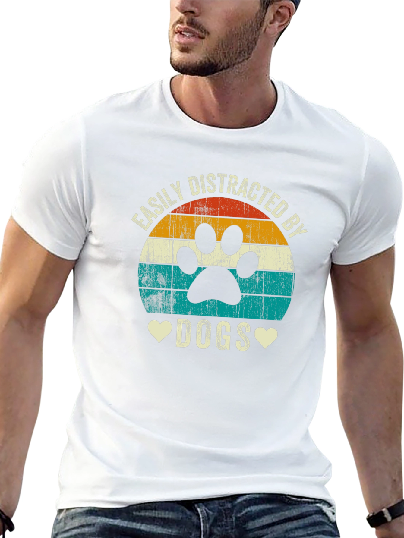 Easily Distracted by Dogs T-Shirt