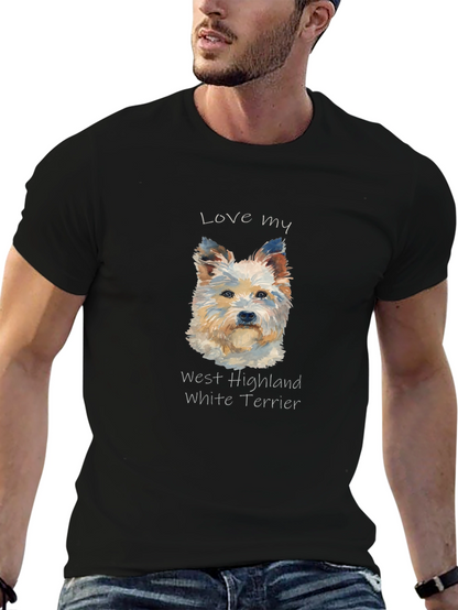Love My West Highland White Terrier T-Shirt