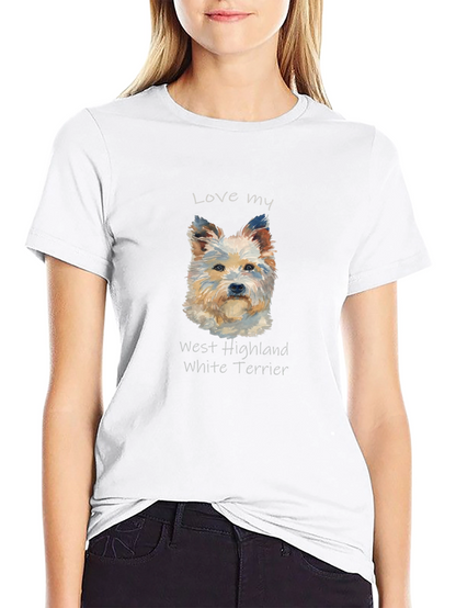 Love My West Highland White Terrier T-Shirt