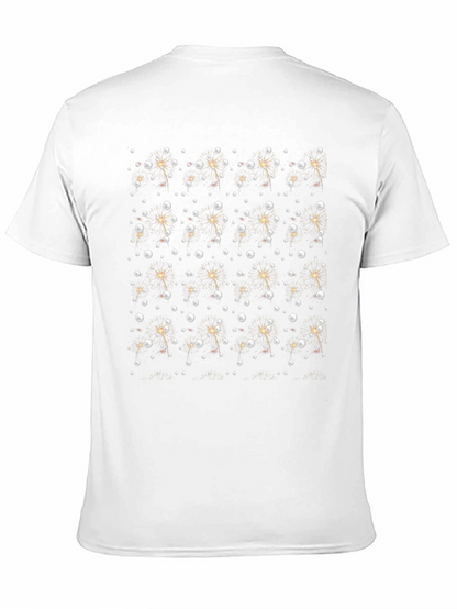 Sparkling Holiday Print Crew Neck T-Shirt