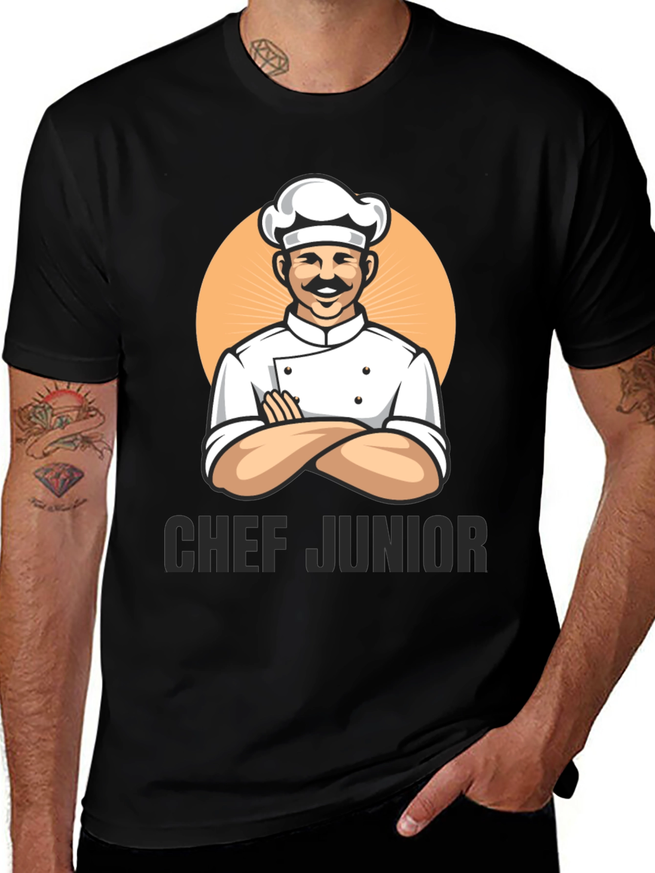 Chef Junior Black T-Shirt