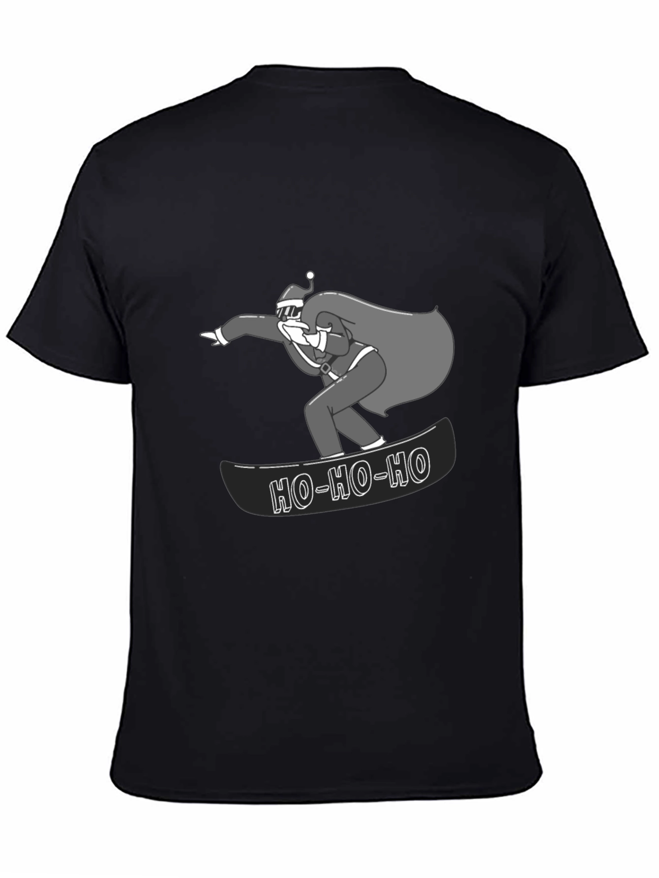 Santa Snowboarding T-Shirt