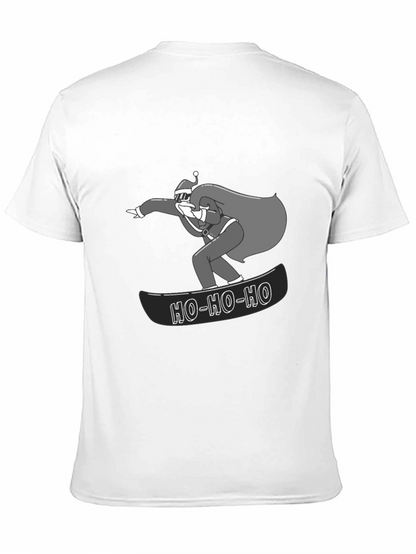 Santa Snowboarding T-Shirt