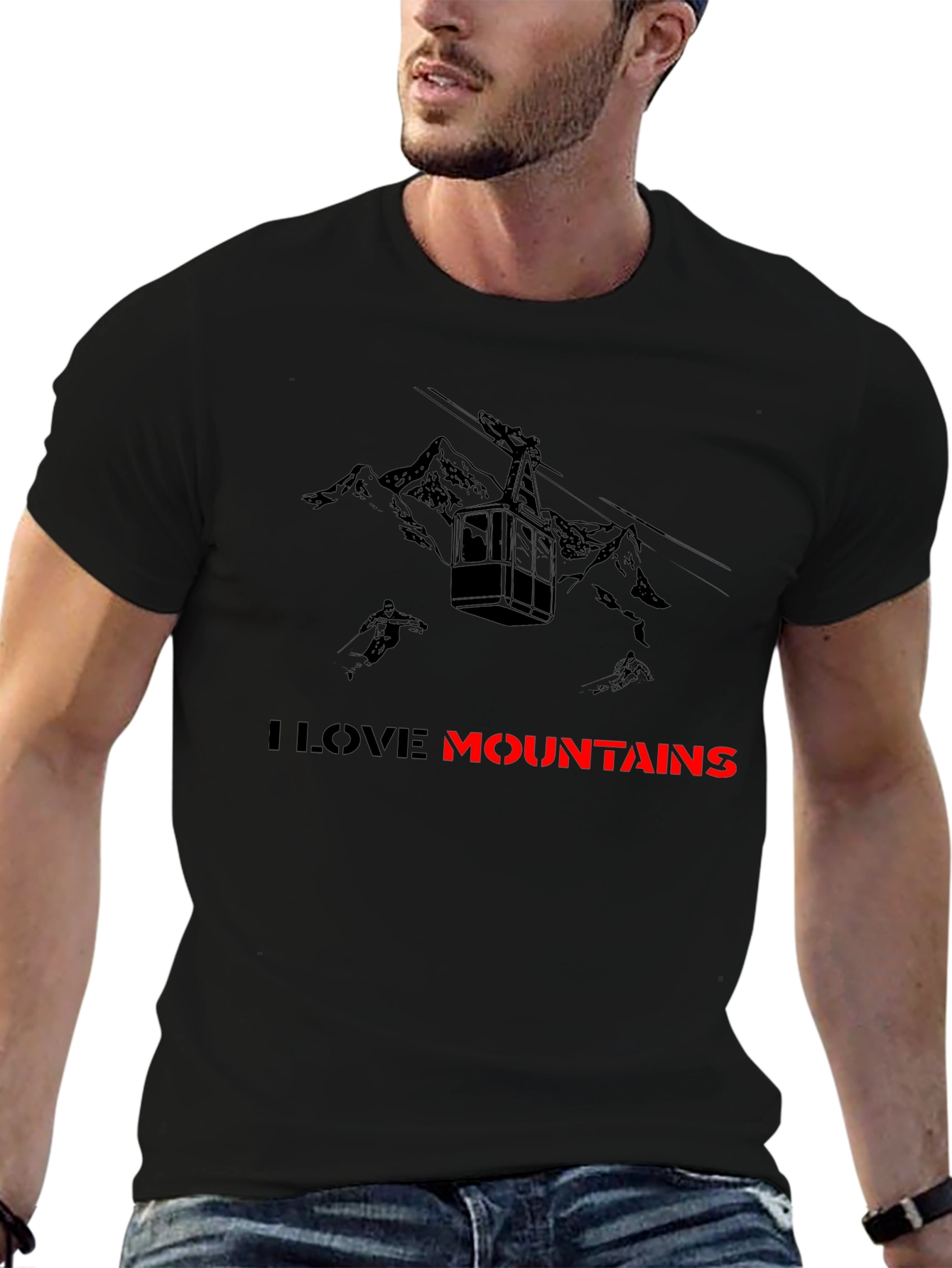 I Love Mountains Graphic Tee
